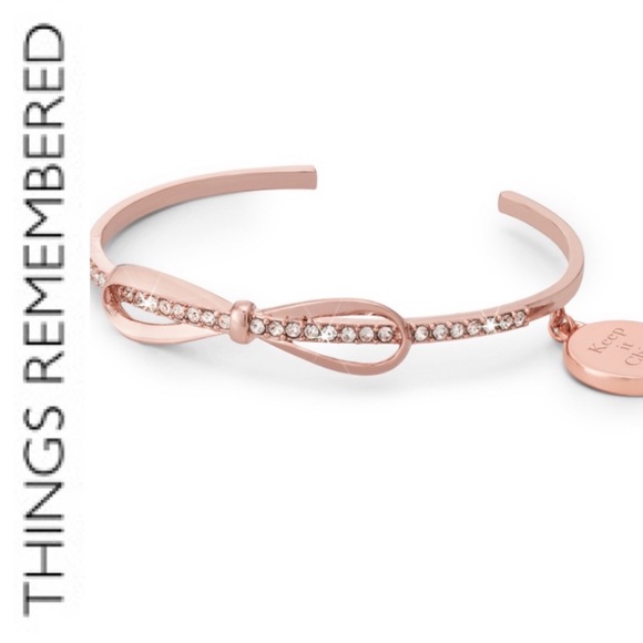 Things Remembered Jewelry - 💥HP Things Remembered rose gold bow bracelet NWT